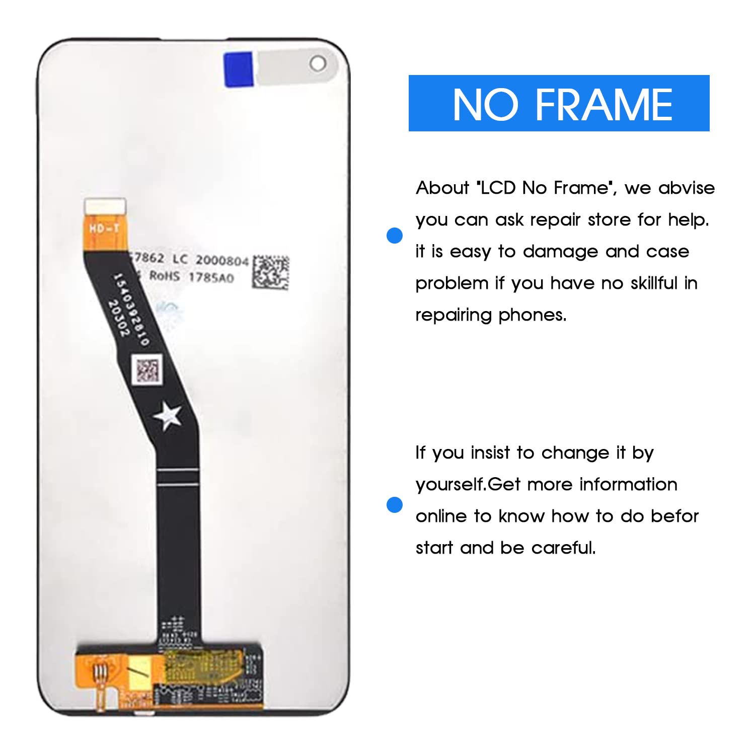 Amazon.com: Screen Replacement for Huawei P40 Lite E / Y7P 2020